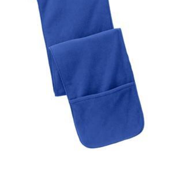 Extra Long Fleece Scarf with Pockets Thumbnail