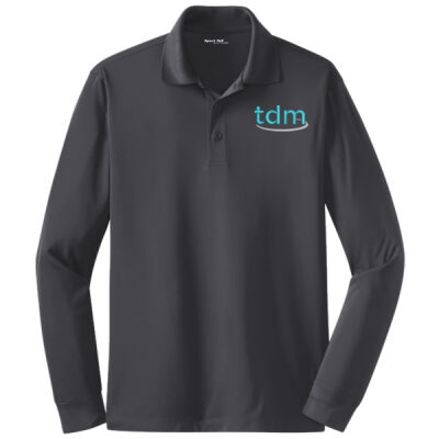 TDM Long Sleeve Micropique Sport Wick ® Polo Thumbnail